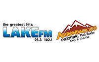 Logo for Lake FM and Adirondac 105