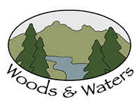 Logo Woods and Waters Saranac Lake